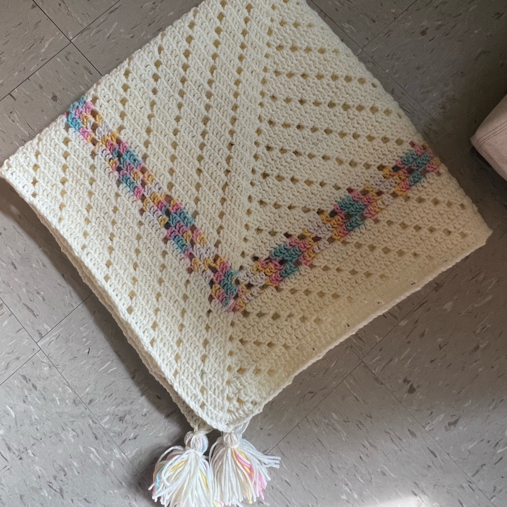 Handmade baby blanket